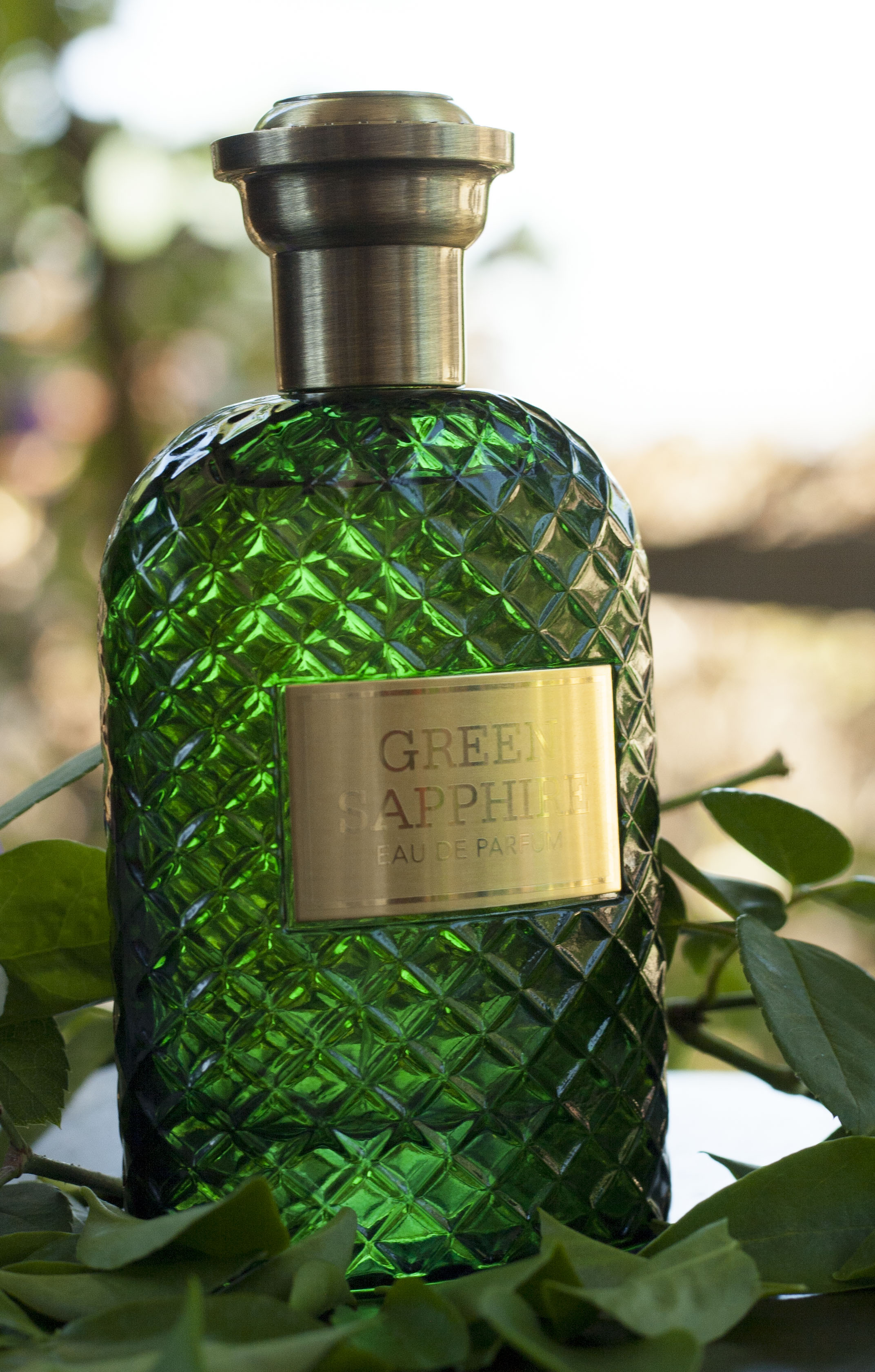 green bottle perfume